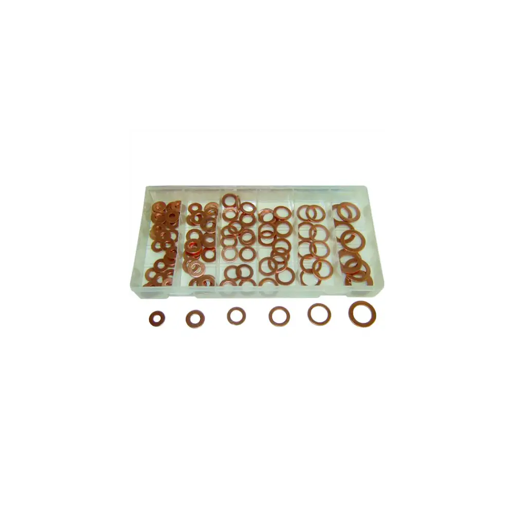 Copper Washer Assortment 110 Pieces - RODFD6026